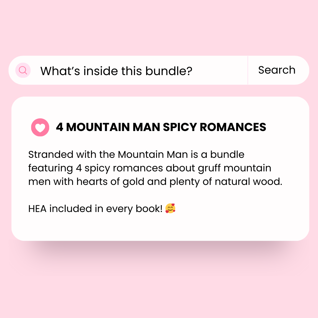 Stranded with the Mountain Man Spicy Romance Paperback Bundle