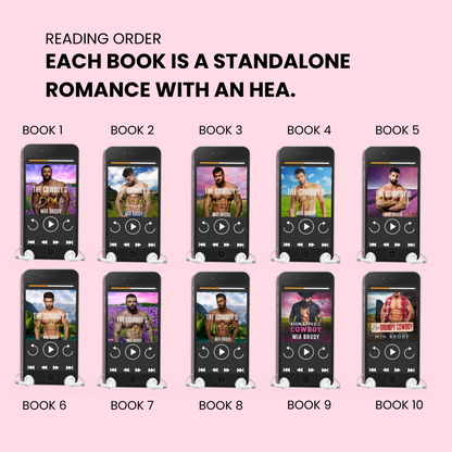 Protective Cowboys: 10 Audiobook Mail Order Bride Spicy Romance Bundle